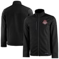 thumbnail image 1 of Men's-Cutter & Buck  Black Toronto FC Evoke Eco Softshell Recycled Full-Zip Jacket, 1 of 3