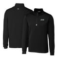 thumbnail image 1 of Men's Cutter & Buck Black UCF Knights Citronaut Logo Big & Tall DryTec Traverse Stretch Quarter-Zip Pullover Top, 1 of 3