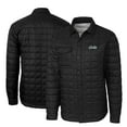 thumbnail image 1 of Men's Cutter & Buck Black UCF Knights Citronaut Logo Rainier PrimaLoft Eco Insulated Quilted Button-Up Shacket, 1 of 3