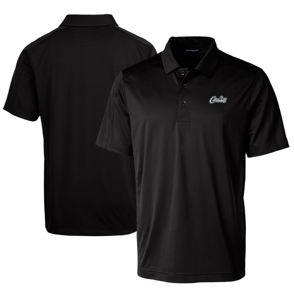 Men's Cutter & Buck Black UCF Knights Citronaut Prospect Textured Stretch Polo