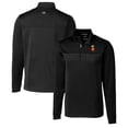 thumbnail image 1 of Men's Cutter & Buck Black UCF Knights Traverse Stripe Quarter-Zip Pullover Top, 1 of 3
