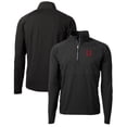 thumbnail image 1 of Men's Cutter & Buck Black Utah Utes Adapt Eco Knit Hybrid Recycled Full-Zip Logo Jacket, 1 of 3