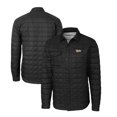thumbnail image 1 of Men's Cutter & Buck Black Vanderbilt Commodores Big & Tall Rainier PrimaLoft Eco Insulated Quilted Full-Zip Shacket, 1 of 3