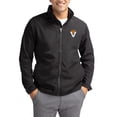 thumbnail image 1 of Men's Cutter & Buck Black Virginia Tech Hokies Charter Eco Recycled Full-Zip Jacket, 1 of 2