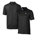 thumbnail image 1 of Men's Cutter & Buck Black Virginia Tech Hokies Primary Team Logo Pike Micro Floral Stretch Polo, 1 of 3