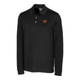 thumbnail image 1 of Men's Cutter & Buck Black Washington Commanders Advantage DryTec Pique Long Sleeve Polo, 1 of 1