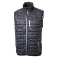 thumbnail image 1 of Men's Cutter & Buck Black Washington Commanders Rainier PrimaLoft Printed Full-Zip Puffer Vest, 1 of 1