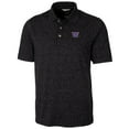 thumbnail image 1 of Men's Cutter & Buck Black Washington Huskies Big & Tall Advantage Space Dye Polo, 1 of 1