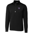 thumbnail image 1 of Men's Cutter & Buck Black Washington Huskies Big & Tall Traverse Half-Zip Jacket, 1 of 1