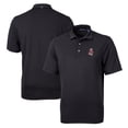 thumbnail image 1 of Men's Cutter & Buck Black Washington State Cougars Team Big & Tall Virtue Eco Pique Recycled Polo, 1 of 3