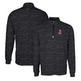 thumbnail image 1 of Men's Cutter & Buck Black Washington State Cougars Vault Traverse Camo Print Stretch Quarter-Zip Pullover Top, 1 of 3