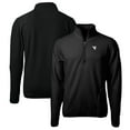 thumbnail image 1 of Men's Cutter & Buck Black West Virginia Mountaineers Big & Tall Cascade Eco Sherpa Fleece Quarter-Zip Jacket, 1 of 3