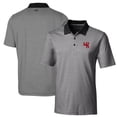 thumbnail image 1 of Men's Cutter & Buck Black Western Kentucky Hilltoppers Big & Tall Forge Tonal Stripe Stretch Polo, 1 of 3