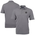 thumbnail image 1 of Men's Cutter & Buck Black/White Houston Astros Virtue Eco Pique Stripe Recycled Polo, 1 of 3