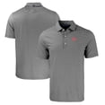 thumbnail image 1 of Men's Cutter & Buck  Black/White Houston Cougars Big & Tall Forge Eco Double Stripe Stretch Recycled Polo, 1 of 3