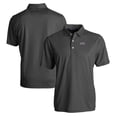 thumbnail image 1 of Men's Cutter & Buck Black/White SMU Mustangs Pike Eco Symmetry Print Stretch Recycled Polo, 1 of 3