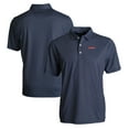 thumbnail image 1 of Men's Cutter & Buck Black/White SMU Mustangs Pike Eco Symmetry Print Stretch Recycled Polo, 1 of 3