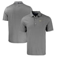 thumbnail image 1 of Men's Cutter & Buck  Black/White VCU Rams Forge Eco Double Stripe Stretch Recycled Polo, 1 of 3