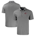 thumbnail image 1 of Men's Cutter & Buck  Black/White Winston-Salem State Rams Big & Tall Forge Eco Double Stripe Stretch Recycled Polo, 1 of 3