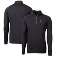 thumbnail image 1 of Men's Cutter & Buck Black Wichita State Shockers Adapt Eco Knit Stretch Recycled Big & Tall Quarter-Zip Pullover Top, 1 of 3