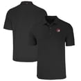 thumbnail image 1 of Men's Cutter & Buck Black Winston-Salem State Rams Forge Eco Stretch Recycled Polo, 1 of 3