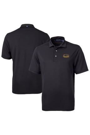 Men's Cutter & Buck Black Wisconsin-Milwaukee Panthers Virtue Eco Pique Recycled Polo
