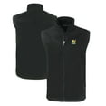 thumbnail image 1 of Men's Cutter & Buck  Black Xavier University of Louisiana Gold Rush Charter Eco Recycled Full-Zip Vest, 1 of 3