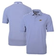 thumbnail image 1 of Men's Cutter & Buck Blue Akron RubberDucks Big & Tall Virtue Eco Pique Stripe Recycled DryTec Polo, 1 of 3