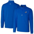 thumbnail image 1 of Men's Cutter & Buck Blue Akron RubberDucks Traverse Stretch Quarter-Zip Pullover Top, 1 of 3