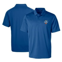 Men's Cutter & Buck Blue Arnold Palmer Invitational Prospect Textured Stretch Polo
