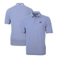 thumbnail image 1 of Men's Cutter & Buck Blue Atlanta Braves City Connect Big & Tall Virtue Eco Pique Micro Stripe Recycled Polo, 1 of 3