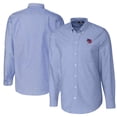 thumbnail image 1 of Men's Cutter & Buck  Blue Buffalo Bisons Big & Tall Oxford Stretch Long Sleeve Button-Down Dress Shirt, 1 of 3