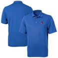 thumbnail image 1 of Men's Cutter & Buck Blue Buffalo Bisons Virtue Eco Pique Recycled Polo, 1 of 3