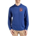 thumbnail image 1 of Men's Cutter & Buck Blue Denver Broncos Coastline Epic Comfort Eco Recycled Long Sleeve Hoodie T-Shirt, 1 of 2