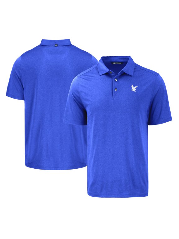 Men's Cutter & Buck Blue Embry-Riddle Eagles Coastline Epic Comfort Eco Recycled Polo