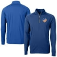 thumbnail image 1 of Men's-Cutter & Buck  Blue FC Cincinnati Big & Tall Adapt Eco Knit Stretch Recycled Raglan Quarter-Zip Pullover, 1 of 3