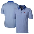 thumbnail image 1 of Men's Cutter & Buck  Blue Frisco RoughRiders Big & Tall Forge Tonal Stripe Stretch Polo, 1 of 3