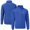 thumbnail image 1 of Men's Cutter & Buck Blue Hartford Yard Goats Big & Tall Charter Eco Knit Recycled Full-Zip Jacket, 1 of 3