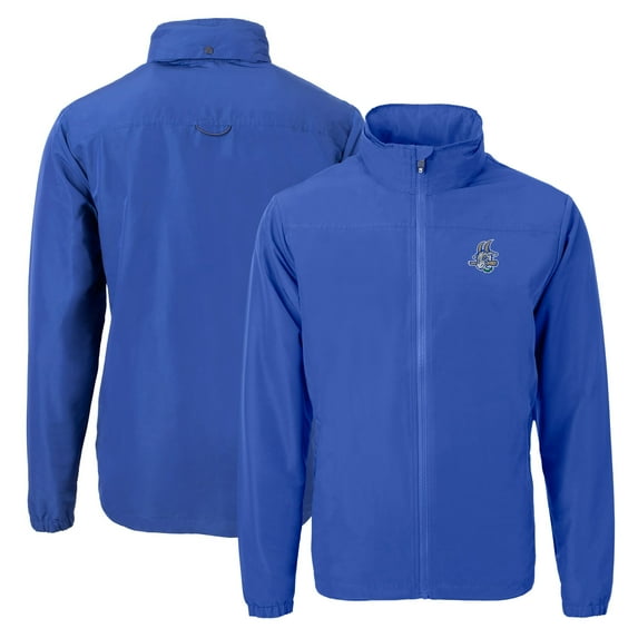Men's Cutter & Buck Blue Hartford Yard Goats Charter Eco Recycled Full-Zip Jacket