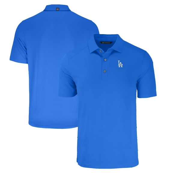 Men's Cutter & Buck Blue Los Angeles Dodgers Big & Tall Forge Eco Stretch Recycled Polo