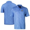 thumbnail image 1 of Men's Cutter & Buck Blue Omaha Storm Chasers DryTec Pike Constellation Print Stretch Polo, 1 of 3