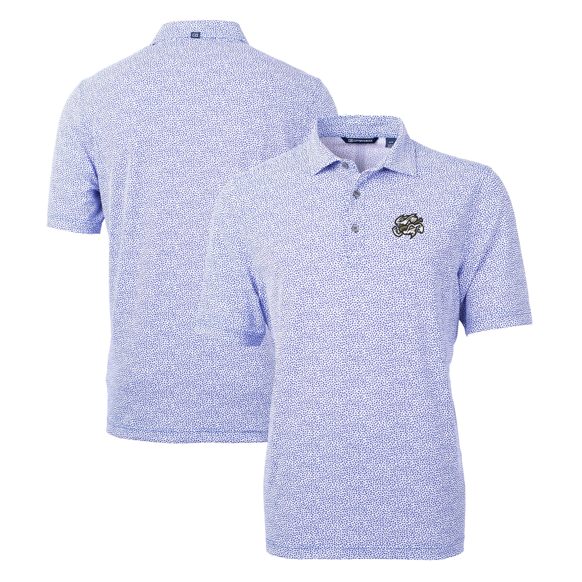 Men's Cutter &amp; Buck Blue Omaha Storm Chasers Virtue Eco Pique Botanical ...