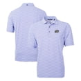 thumbnail image 1 of Men's Cutter & Buck Blue Omaha Storm Chasers Virtue Eco Pique Botanical Print Recycled Polo, 1 of 3