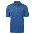 thumbnail image 1 of Men's Cutter & Buck Blue Pepperdine Waves Virtue Eco Pique Tile Print Polo, 1 of 1