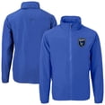 thumbnail image 1 of Men's-Cutter & Buck  Blue San Jose Earthquakes Charter Eco Recycled Full-Zip Jacket, 1 of 3