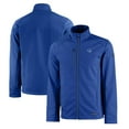 thumbnail image 1 of Men's Cutter & Buck  Blue Seton Hall Pirates Evoke Eco Softshell Recycled Full-Zip Jacket, 1 of 3
