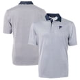thumbnail image 1 of Men's Cutter & Buck Blue/White Atlanta Falcons Virtue Eco Pique Micro Stripe Recycled Polo, 1 of 3