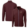 thumbnail image 1 of Men's Cutter & Buck Burgundy Arizona State Sun Devils Adapt Eco Knit Hybrid Recycled Full-Zip Jacket, 1 of 3