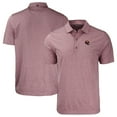 thumbnail image 1 of Men's Cutter & Buck  Burgundy Washington Commanders Helmet Forge Eco Heather Stripe Stretch Recycled Polo, 1 of 3
