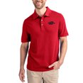 thumbnail image 1 of Men's Cutter & Buck Cardinal Arkansas Razorbacks Advantage Eco Pique Tri-Blend Polo, 1 of 2